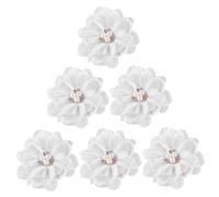 TOYZFRIENDY 6Pcs Floral Hair Clips Non-slip Cloth Hair Clip Decor for Women and Strong Hold Bang Suitable for Thick Thin Curly Straight Styles
