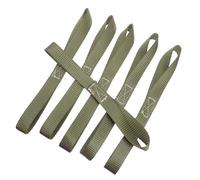 TOYZFRIENDY 6pcs Heavy Duty Motorcycle Tie Down Straps with Soft Tie Loops for Secure Cargo Transport Ratchet Straps for Motorcycles Dirt Bikes Utvs and Trucks Military Green