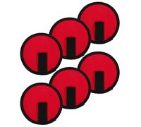 TOYZFRIENDY 6pcs Red Fishing Lure Covers Bait Protector Sleeves Hook Safety Shields Waterproof Fishing Hook Bait Keeper Suitable for Outdoor Rod Storage