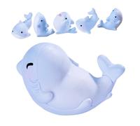 TOYZFRIENDY 6pcs Resin Ocean Animals Mini Shark Figurines Tiny Sea Creature Figures for DIY Fish Tank Garden Decor Creative Miniature Animal Ornaments