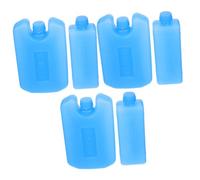 TOYZFRIENDY 6pcs Reusable Ice Packs for Coolers Compact Durable Cooling Blocks for Air Conditioners Lunch Boxes Camping Travel Rapid Temperature Reduction Sturdy Materials Portable and
