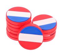 TOYZFRIENDY 6pcs Tennis Racket Dampeners French Flag Design Shock Absorbing Silicone Dampeners for Vibration Reduction Suitable for All Tennis Rackets Professional Comfort Accessory