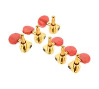TOYZFRIENDY 6pcs Tuner Machine Heads Knobs Tuning Key Button Tuning Peg Machine Heads Knobs Guitar Tuning Guitar Replacement Pegs Keys Golden