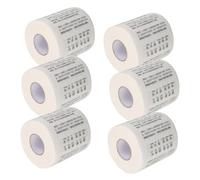 TOYZFRIENDY 6rolls Soft Toilet Paper Bulk Family Tissue Novelty Pattern Soft Sturdy Wood Pulp Educational Fun Great for Home Office