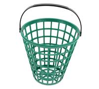 TOYZFRIENDY 75pcs Golf Ball Basket Container with Handle for Outdoor Use Portable Green Golfball Hoop Bucket Holds Up to Balls Stackable Range Bucket for Driving Range and Practice