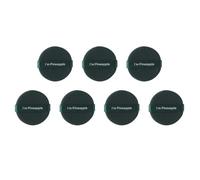 TOYZFRIENDY 7pcs Dual-Use Makeup Sponges Set for Wet and Dry Application, Round Non-Latex Green Cosmetic Powder Puff for Foundation and Face Cosmetics