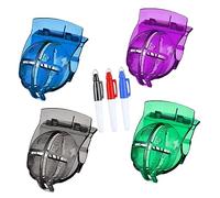 TOYZFRIENDY 7pcs Golf Ball Line Liner Set with Marker Pens Clip Style Alignment Tool for Precise Putting Easy to Use Golf Ball Drawing Kit Compact Random Color