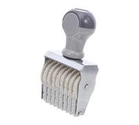 TOYZFRIENDY 8-Digit Adjustable Roller Date Stamp with Handle, Plastic Detachable Number Stamper for Office, School, and Daily File Use