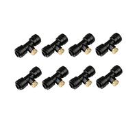 TOYZFRIENDY 8 Sets Brass Misting Nozzle Kit for Gardening Sprayer Low Pressure Outdoor Cooling Irrigation Watering Accessory Atomizing Spray
