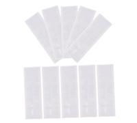 TOYZFRIENDY 80pcs Waterproof Index Label Bag Labels Shipping Sleeves Badge Sleeve Pockets Self Adhesive Self-Adhesive Index Card Holder Clear for Cards PVC Transparent