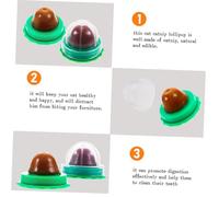 TOYZFRIENDY 8PCS Cat Vitamin Pudding Snack with Random Flavors Soft Sugar-coated Lick Treats for Kittens Promotes Digestion and Tongue Movement Healthy Interactive Pet Snack