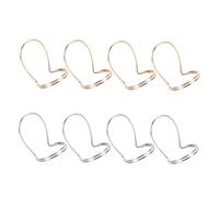 TOYZFRIENDY 8Pcs Metal Guitar Finger Picks for Bass and Folk Guitar Smooth Surface Ring and Thumb Plectrums Comfortable Ergonomic Design for Safe Practice and Use