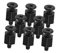 TOYZFRIENDY 8pcs Metal Hexagon Head SSD Motherboard Mounting Screws Laptop Repair Screws Compatible for Asus Black Hex Head Secure Fastening