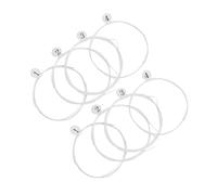 TOYZFRIENDY 8pcs Nylon Ukulele Strings Set Replaceable Parts for Soprano Tenor Concert Models Easy Installation Invisible Thread for Clear Unique Sound Performance