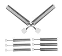 TOYZFRIENDY 8pcs Soft Buffer Hinges Trash Can Dampers Hydraulic Slow Close Slam Door Device Silent Lid Closers for Home Office Wastebaskets with Wear-Resistant Construction
