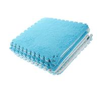 TOYZFRIENDY 8pcs Washable Guinea Pig Cage Liners Blue Reusable Small Animal Bedding Pads Soft Breathable Warm Fleece Mats for Hamsters Rabbits Chinchillas