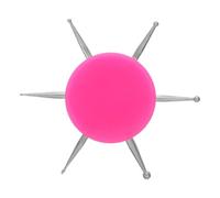 TOYZFRIENDY Acrylic Handle Circular Nail Dotting Tool for Manicure Art Multipurpose Embossing and Tracing Pen for DIY Nail Designs Comfortable Grip for Home and Professional Use