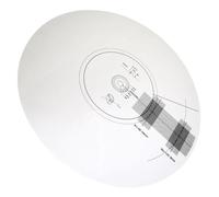 TOYZFRIENDY Acrylic Turntable Mat Alignment Protractor Needle Pickup Calibration Tool Vinyl Record Player Adjustment Gauge for Turntable Accessories Black Anti-slip Design