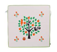 TOYZFRIENDY Adjustable Dining Chair Cushion Tree Pattern Seat Pad with Safety Straps for Years Old Comfortable Heightening Booster Seat