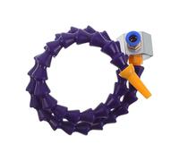 TOYZFRIENDY Adjustable Machine Tool Coolant Hose with Magnetic Base and Quick Connect, 600mm Flexible Metal Cooling Tube for CNC Milling Lathe Spray and Air Mist Cooling System