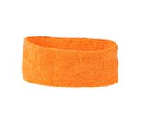 TOYZFRIENDY Adjustable Orange Sports Sweatband Microfiber Cotton Yoga Headband for Women Breathable Makeup Wrap and Facial Hairband Reusable and Washable for Fitness Running Daily Use