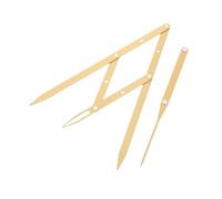 TOYZFRIENDY Adjustable Stainless Steel Eyebrow Ruler Point Positioning for Precise Golden Ratio Measurement and Lightweight Eyebrow Measuring Tool for Symmetrical Makeup