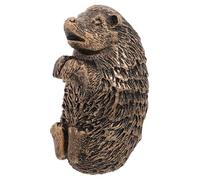 TOYZFRIENDY Adorable Resin Hedgehog Animal Statue for Outdoor Garden Decor Creative Climbing Animal Figurine for Flowerpots Fences and Bonsai Planters Whimsical Outdoor Ornament for Lawn and