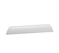 TOYZFRIENDY Aluminum Alloy Curved Nameplate Holder for Office Door Wall Mount Blank Sign Holder for Meeting Rooms Classrooms Business Use Silver