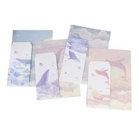 TOYZFRIENDY B5 Chinese Style Letter Paper Set with Envelopes, 4 Sets Whale Series Retro Writing Paper, Antique Style Stationery for Letter Writing and Office Use