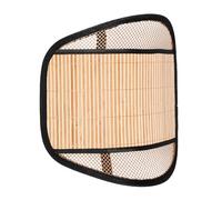 TOYZFRIENDY Bamboo Lumbar Support Cushion Breathable Back Pad for Car and Office Chair Ergonomic Seat Backrest Pad Portable Cooling Mesh Chair Support for Driving and Home Use