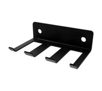 TOYZFRIENDY Barbell Wall Mount Holder for Squat Rack Hooks Single Vertical Barbell Storage Rack with 3 Hook Sets for Home Fitness Accessories