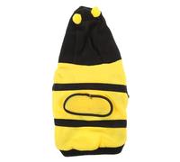 TOYZFRIENDY Bee Cosplay Four-leg Pet Dress-up Costume for Dogs and Cats Yellow Black One-piece Outfit S Comfortable and Easy to Wear for Walking and Special Occasions