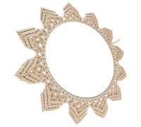 TOYZFRIENDY Bohemian Cotton Rope Wall Hanging Mirror Unique Round Decorative Art for Living Bathroom Bedroom Chic Handwoven Macrame Style Home Decor