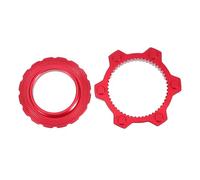 TOYZFRIENDY Bolt Center Lock Adapter Aluminum Disc Brake Hub Spacer for Mountain and Road Bikes Secure Locking Mechanism Easy Installation Multi-bike Compatible Brake Rotor Conversion