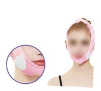 TOYZFRIENDY Breathable Face Lifting Chin Strap for Women V Shape Elastic Support Slimming Mask Soft Comfortable Pink for Sleeping and Skin Firming