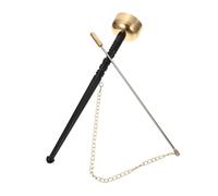 TOYZFRIENDY Buddhism Copper Yin Qing Percussion Instrument Sound Ritual Ware for Temple Ceremony Handheld Buddhist Musical Instrument for Meditation and Ancestral Worship