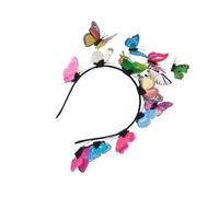 TOYZFRIENDY Butterfly Simulation Headband Lightweight Hair Hoop for Women Multi Color Hair Accessories for Parties Special Occasions and Gifts