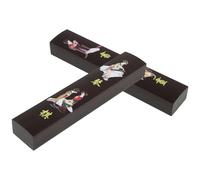 TOYZFRIENDY Calligraphy Paper Weight Solid Wood Rectangular, Heavy Paperweight Tool for Chinese Brush Writing and Painting Practice