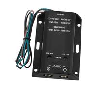 TOYZFRIENDY Car Audio Converter High to Low Level Rca Adapter for Amplifiers and Speakers Adjustable Volume and Bass Controller Easy Installation for Powerful Sound Output