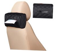 TOYZFRIENDY Car Tissue Holder Soft Exterior Compact Organizer Space-saving Car Visor Napkin Box for Backseat Headrest Auto Interior Storage Safe and Sleek Design
