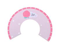 TOYZFRIENDY Cat Neck Circle Recovery Collar Peach Soft Pet Protective Collar s Size 19-24cm for Post-surgery Cats Preventing Scratches and Bites