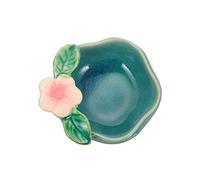 TOYZFRIENDY Ceramic Aroma Holder Bowl Facial Mask Mixing Bowl Essential Oil for Beauty Estheticians and Facial Treatments Blue Ceramic