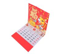 TOYZFRIENDY Chinese Lunar Year Horse Wall Calendar Traditional Monthly Planner with Zodiac Themes for Home Office Decor Cultural Heritage Hanging Calendar with Multinational Holidays
