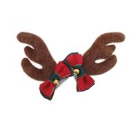 TOYZFRIENDY Christmas Reindeer Antler Helmet Decor with Suction Cup Base Fit for Motorcycle Skiing Snowboard Helmets Festive Deer Horn Accessories for Women Men Holiday Riding Celebration