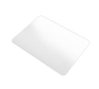 TOYZFRIENDY Clear Glass Gaming Mousepad Thick Smooth Surface Non Slip Desk Mat for Computer Precision Control Home Office Use