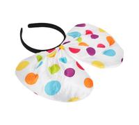 TOYZFRIENDY Colorful Dots Clown Hairband for Halloween Party Soft Comfortable Headband Secure Fit for Festival Celebrations and Themed Events Cute Fun Hair Clasp for Women