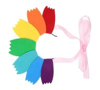 TOYZFRIENDY Colorful Sunflower Headband with Vibrant Rainbow Petal Design Felt Material Non-slip Party Headdress for Women Festival Birthday Decorations
