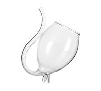 TOYZFRIENDY Creative Red Wine Glass Filter Type Unique Elegant Banquet Drinking Glass for Home Bar Restaurant Hotel Shop