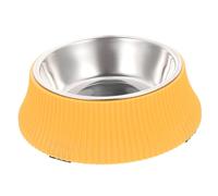 TOYZFRIENDY Detachable Stainless Steel Dog Bowl Anti-fall Elevated Pet Feeding Tool for Puppies and Cats Easy to Clean Bite Resistant Large Round Bowl