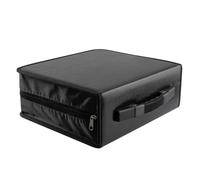 TOYZFRIENDY Disc CD DVD Storage Bag with Zipper Portable Album Holder Box for Organized Disc Storage Carrying Case for Cds and DVDs Capacity Organizer